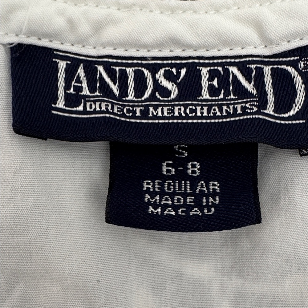 Lands' End Elegant White Sleeveless gown - Picture 3 of 4